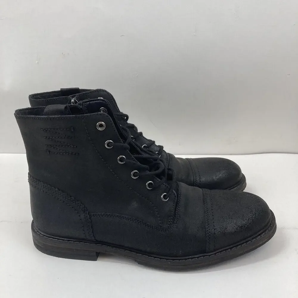 Clarks Black Leather Men's Boots - Picture 4 of 9